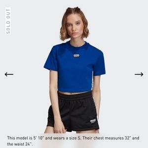 Adidas Tape Cropped Tee